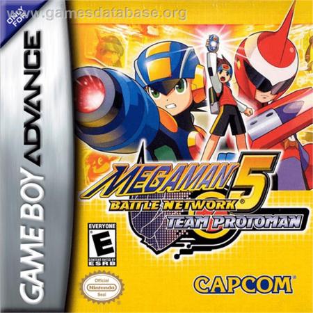 Cover Megaman Battle Network 5 - Team Protoman for Game Boy Advance